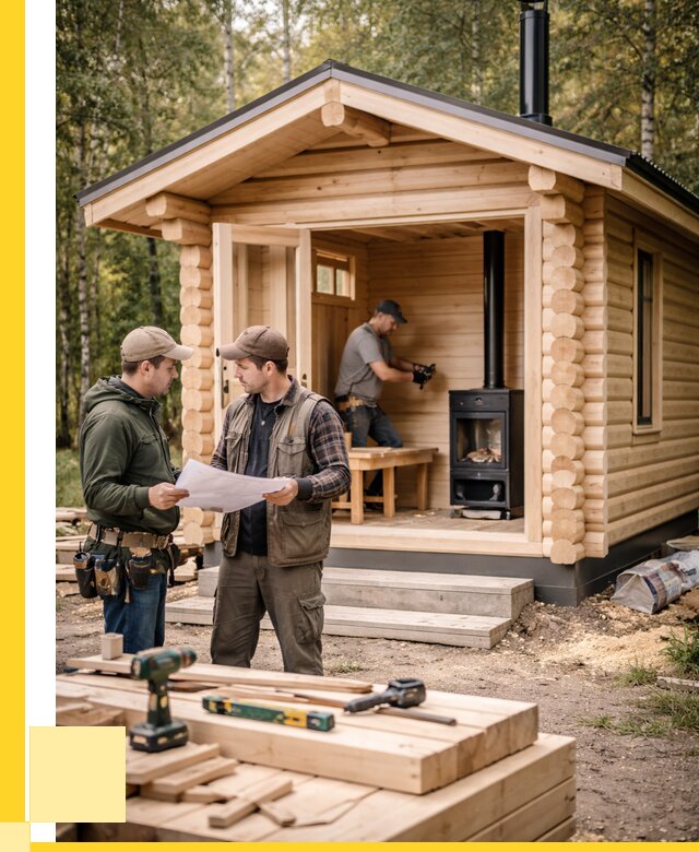 Монтаж бань под ключ в Воронеже — от 214820 р. | ЭриданВрн