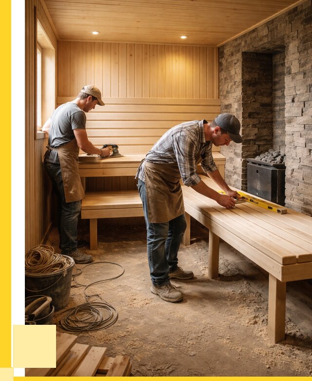 Отделка бани в Воронеже: внутренняя отделка от 3222 р. | ЭриданВрн