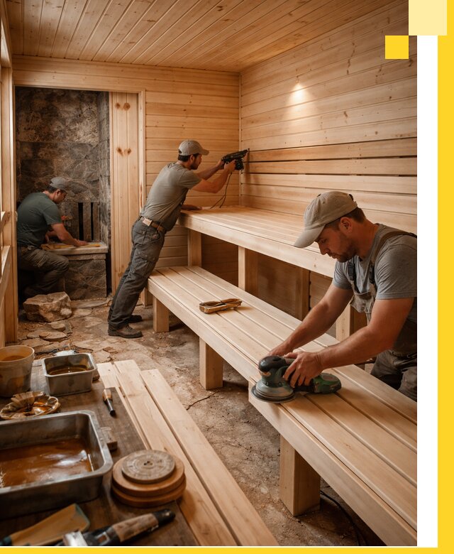 Профессиональная отделка бань в Воронеже под ключ, с гарантией