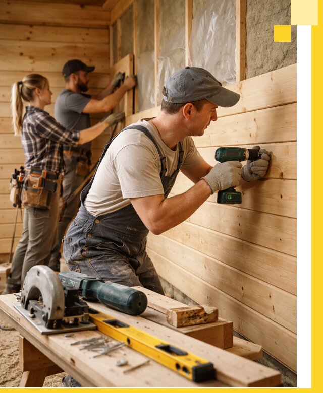 Обшивка бань под ключ в Воронеже: отделка стен и потолков