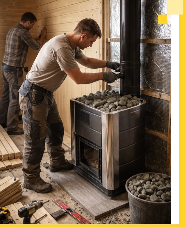 Проектирование и строительство парилок для бани в Воронеже под ключ