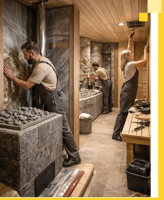 Строительство бань и SPA процедур в Воронеже под ключ и отделкой