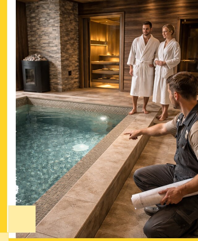 Проект бани с бассейном под ключ в Воронеже от 69817 р. | ЭриданВрн