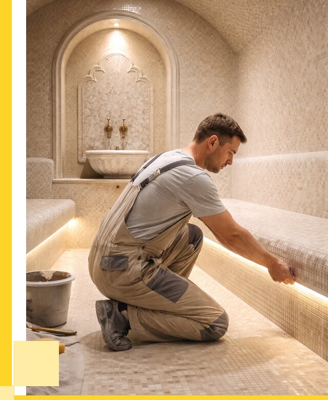 Отделка хамамов под ключ в Воронеже от 5908 р. | ЭриданВрн