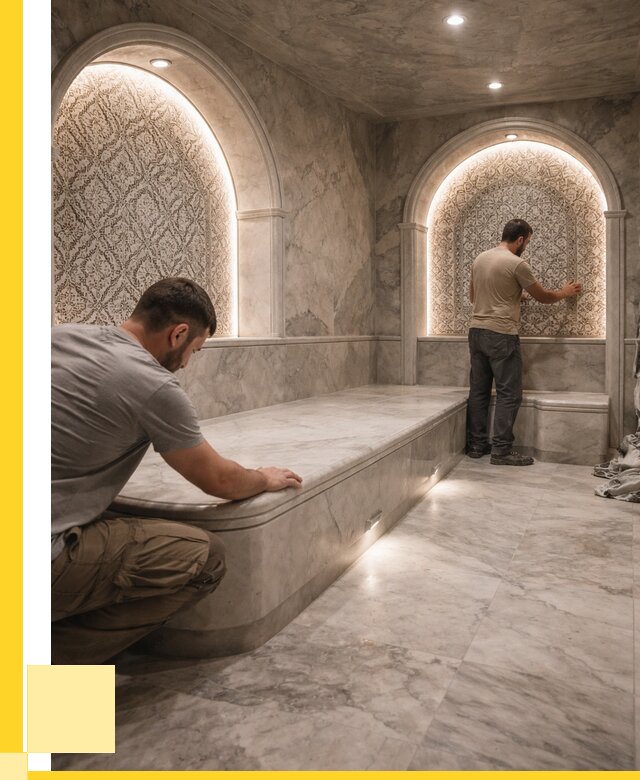 Турецкие бани под ключ в Воронеже от 268525 р. | ЭриданВрн