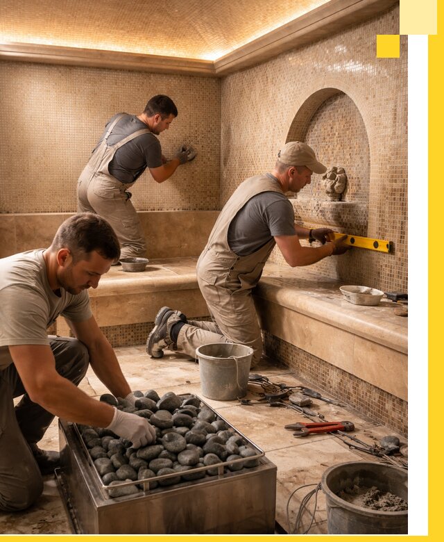 Проектирование и строительство хамама и сауны в Воронеже