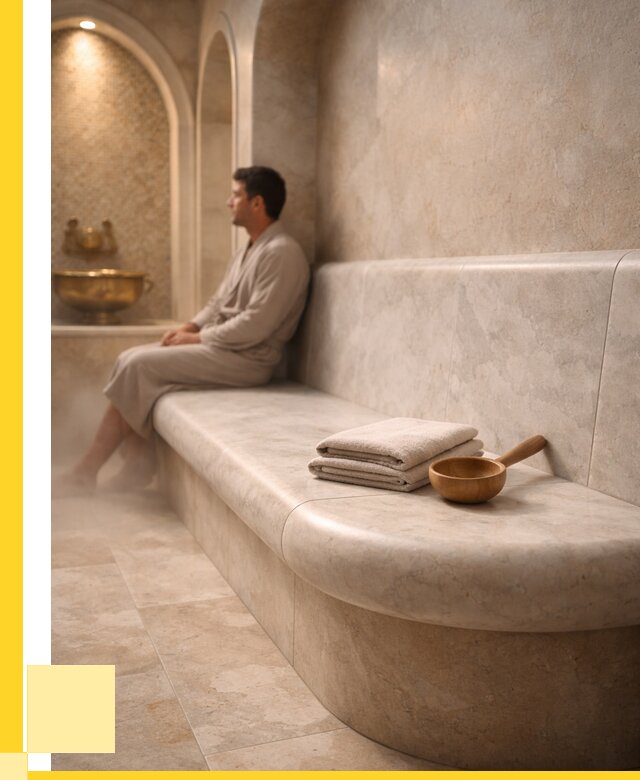 Сиденья для хамама в Воронеже под ключ от 12889 р. | ЭриданВрн