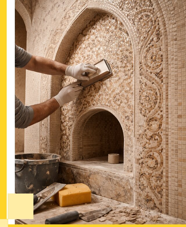 Мозаика для хамама в Воронеже под ключ от 5371 р. | ЭриданВрн