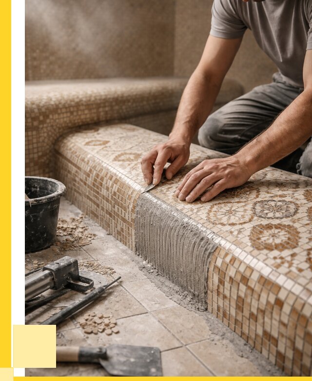 Плитка для хамама под ключ в Воронеже от 3759 р. | ЭриданВрн